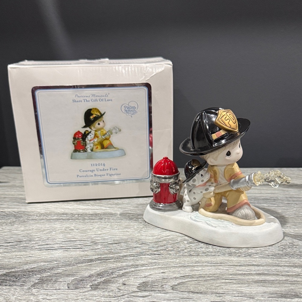 Precious Moments | Courage Under Fire (2011) - Rare Collectible Porcelain Figure